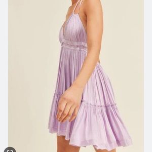 ResetbyJane Miranda dress in silver brand new.